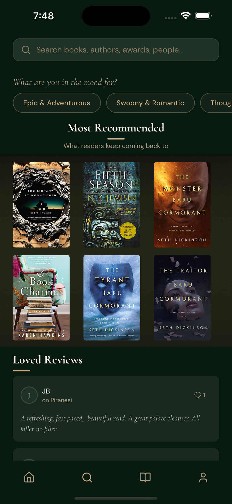 Search and browse by mood